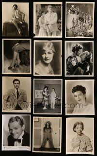 3a283 LOT OF 39 MOSTLY 1930S-50S 8X10 STILLS '30s-50s great portraits from a variety of movies!
