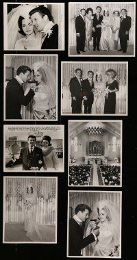 3a291 LOT OF 27 ANNETTE FUNICELLO 8X10 STILLS '65 all from her wedding to Jack Gilardi!