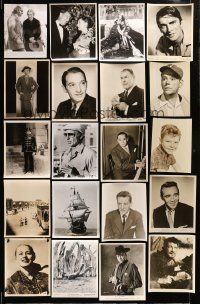 3a296 LOT OF 23 MOSTLY 1930S-50S 8x10 STILLS '30s-50s great portraits & a few movie scenes!