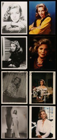 3a358 LOT OF 11 REPRO LAUREN BACALL 8X10 STILLS '80s wonderful portraits of the leading lady!