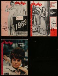 3a155 LOT OF 3 STRIP DUTCH MAGAZINES '62-69 filled with great images & information!