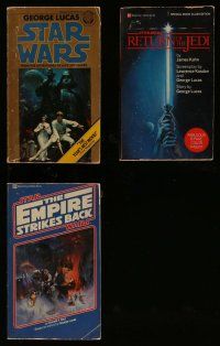 3a345 LOT OF 3 STAR WARS PAPERBACK BOOKS '70s-80s Return of the Jedi, Empire Strikes Back!