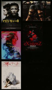 3a055 LOT OF 5 JAPANESE CHIRASHI POSTERS '80s-00s great images from a variety of movies!