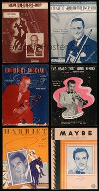 3a020 LOT OF 6 BIG BAND SHEET MUSIC '40s Harry James, Tommy Dorsey, Lionel Hampton & more!