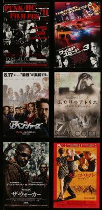3a054 LOT OF 6 JAPANESE CHIRASHI POSTERS '00s-10s great images from a variety of movies!