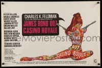 3b708 CASINO ROYALE Belgian '67 all-star James Bond spy spoof, sexy psychedelic art by McGinnis