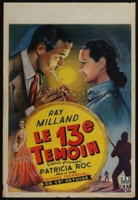 3b711 CIRCLE OF DANGER Belgian R55 Ray Milland is a man on a manhunt, directed by Jacques Tourneur!