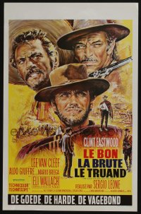3b738 GOOD, THE BAD & THE UGLY Belgian R70s Clint Eastwood, Lee Van Cleef, Leone classic!