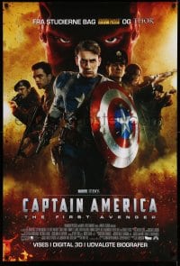 3b176 CAPTAIN AMERICA: THE FIRST AVENGER Danish '11 Chris Evans as the Marvel Comics hero!