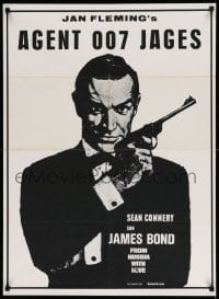3b184 FROM RUSSIA WITH LOVE Danish R70s different artwork of Sean Connery as Bond 007!