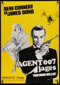 3b185 FROM RUSSIA WITH LOVE Danish R80s Sean Connery is Ian Fleming's James Bond 007!