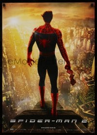 3b152 SPIDER-MAN 2 DS German '04 great image of Tobey Maguire in the title role, Choice!