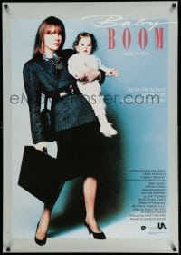 3b010 BABY BOOM Swedish '88 business woman Diane Keaton wants nothing to do with adorable baby!