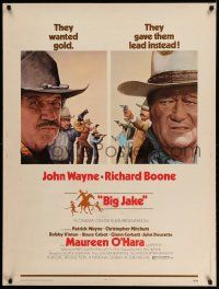 3c345 BIG JAKE 30x40 '71 John Wayne fought through hell to save a grandson he had never seen!