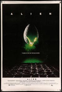 3c112 ALIEN 40x60 '79 Ridley Scott outer space sci-fi monster classic, cool egg image!