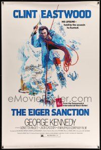3c144 EIGER SANCTION 40x60 '75 Clint Eastwood's lifeline was held by the assassin he hunted!