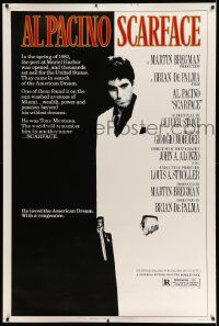 3c216 SCARFACE 40x60 '83 full-length Al Pacino as Tony Montana, Brian De Palma directed!