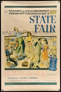 3c225 STATE FAIR style Y 40x60 '62 Pat Boone, Ann-Margret, Rodgers & Hammerstein musical!