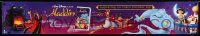 3c097 ALADDIN 11x76 video poster '92 classic Walt Disney Arabian fantasy cartoon!