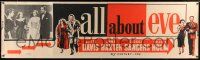 3c253 ALL ABOUT EVE paper banner '50 Bette Davis & Anne Baxter classic, Marilyn Monroe shown!
