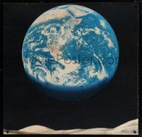 3c071 UNKNOWN POSTER 40x41 special '70s cool image of Earth from the moon!