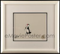 3d003 SYLVESTER signed framed animation cel '81 by Friz Freleng, Looney Looney Bugs Bunny Movie!