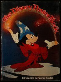 3d063 DISNEY POSTER BOOK softcover book '77 best animation images, full-page & full-color!