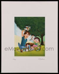 3d061 TOY STORY 3 signed 11x14 art print '10 by A. Moliner, Disney/Pixar, older Andy w/Buzz & Woody