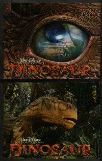 3d126 DINOSAUR 9 LCs '00 Walt Disney, great cartoon images of prehistoric creatures!