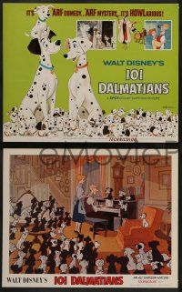 3d134 ONE HUNDRED & ONE DALMATIANS 9 LCs R69 most classic Walt Disney canine family cartoon!