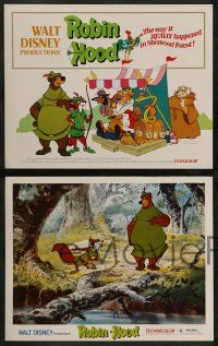 3d143 ROBIN HOOD 9 LCs '73 Walt Disney's cartoon version, the way it REALLY happened!