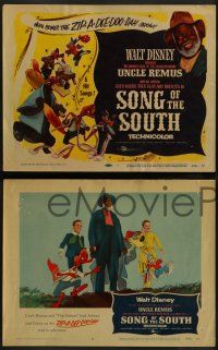 3d149 SONG OF THE SOUTH 8 LCs R56 Walt Disney cartoon/live action, Uncle Remus, Br'er Rabbit & Bear!