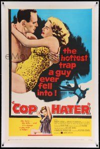 3f182 COP HATER linen 1sh '58 Ed McBain gritty film noir, the hottest trap a guy ever fell into!