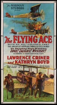 3g141 FLYING ACE 3sh '26 greatest Norman Studios all-black airplane thriller ever produced!