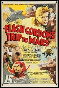 3g365 FLASH GORDON'S TRIP TO MARS S2 recreation 1sh 2001 great art of Buster Crabbe, Ming & others!