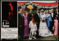 3g232 GODFATHER Italian photobusta '72 Coppola classic, Marlon Brando, wedding scene + Fujita art