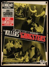 3g235 KILLERS Italian photobusta R57 Burt Lancaster, sexy Ava Gardner, Edmond O'Brien
