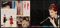 3g326 BREAKFAST AT TIFFANY'S Japanese 13x29 press sheet '62 many images of sexy Audrey Hepburn!