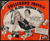 3g075 SULLIVAN'S TRAVELS pressbook '41 Veronica Lake, Joel McCrea, Preston Sturges classic!