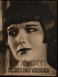 3g081 DIARY OF A LOST GIRL German program '29 bad girl Louise Brooks, directed by G.W. Pabst!