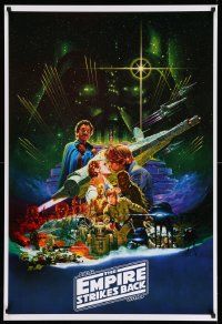 3h305 EMPIRE STRIKES BACK 27x40 commercial poster '10 George Lucas classic, art by Noriyoshi Ohrai