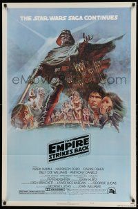 3h150 EMPIRE STRIKES BACK NSS style B 1sh '80 George Lucas sci-fi classic, art by Tom Jung!
