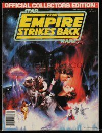 3h385 EMPIRE STRIKES BACK magazine '80 collectors edition, has full credits on inside covers!