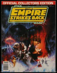 3h386 EMPIRE STRIKES BACK magazine '80 official collectors edition, has blank inside covers!