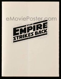 3h404 EMPIRE STRIKES BACK screening program '80 George Lucas classic, w/ 12 stills, cool images!