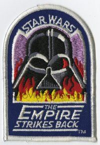 3h440 EMPIRE STRIKES BACK patch '80 George Lucas classic, Darth Vader over flames!