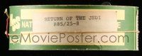 3h366 RETURN OF THE JEDI 35mm trailer R85 shown in theaters before it was released!