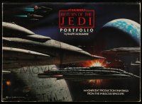 3h012 RETURN OF THE JEDI art portfolio '83 cool production art by Ralph McQuarrie with 20 prints!