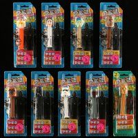 3h371 STAR WARS Pez Dispensers & Danglers '90s characters and space ships from different movies!
