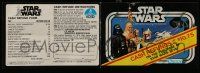 3h418 STAR WARS toy refund brochure '79 Kenner, many images of figures and toys!